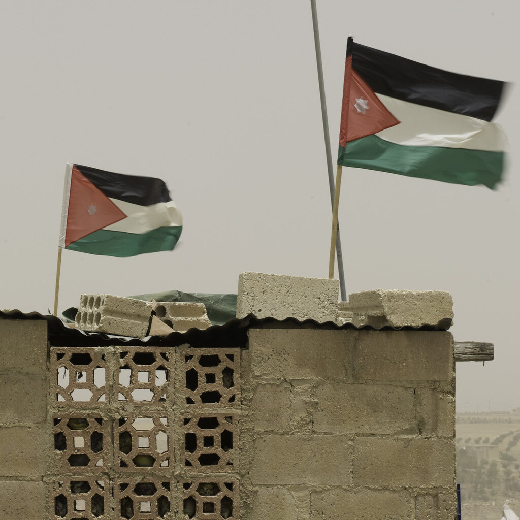 Photo of the Jordan flag