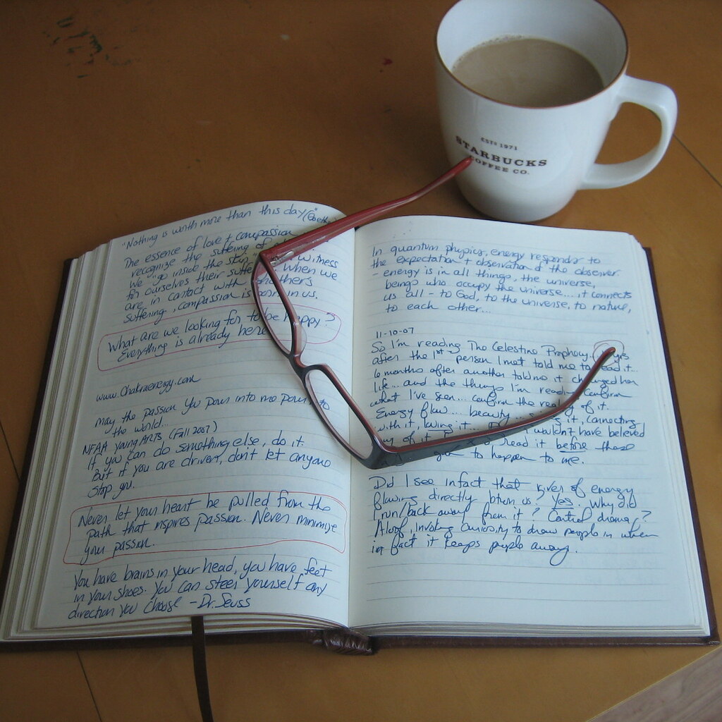 Photo of a journal