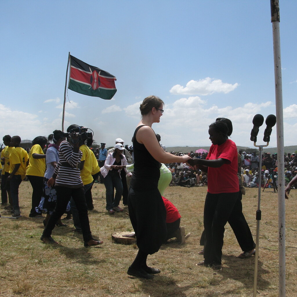 Photo of the Kenyan flag