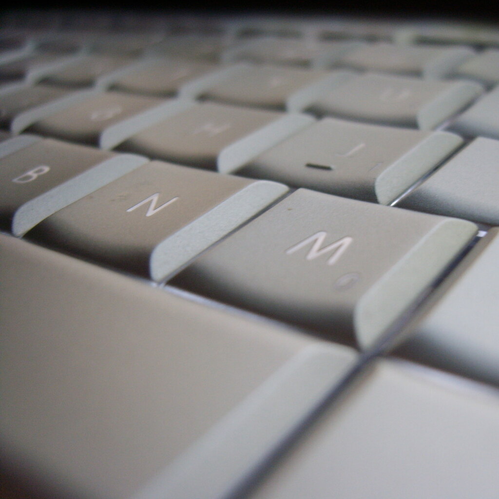 Photo of a computer keyboard