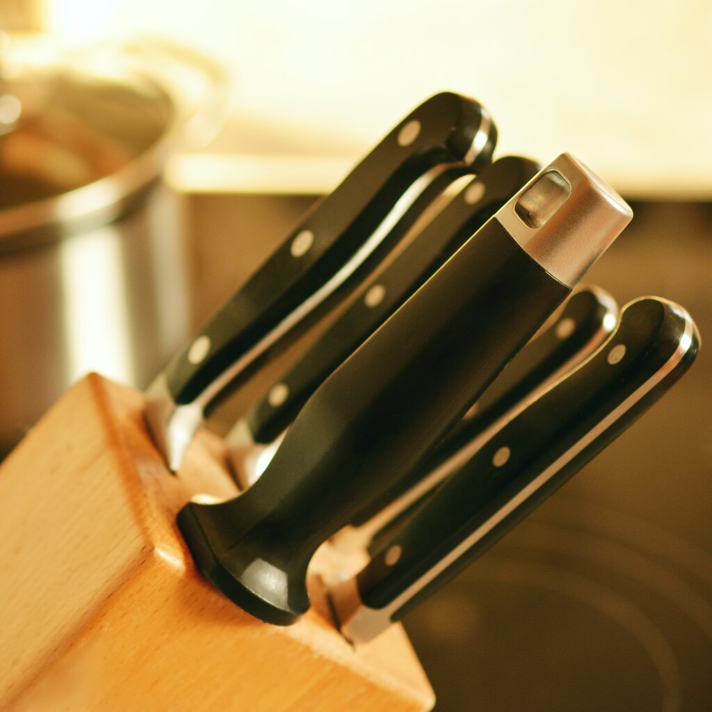 Photo of a knife block