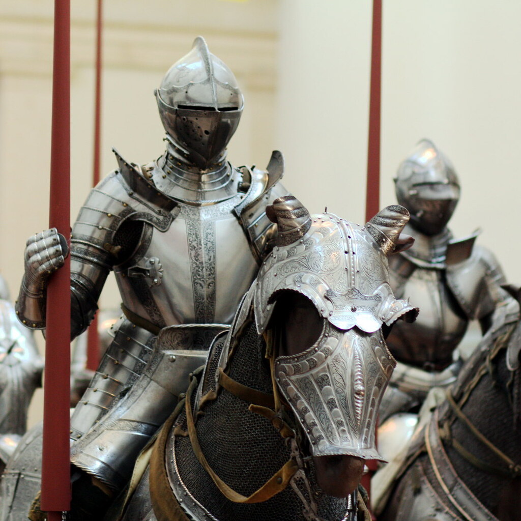Photo of knights in armour