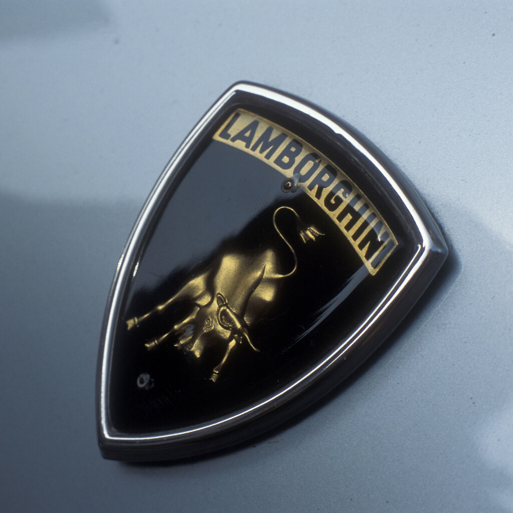 Photo of a Lamborghini badge