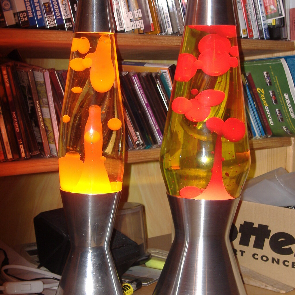 Photo of a lava lamp