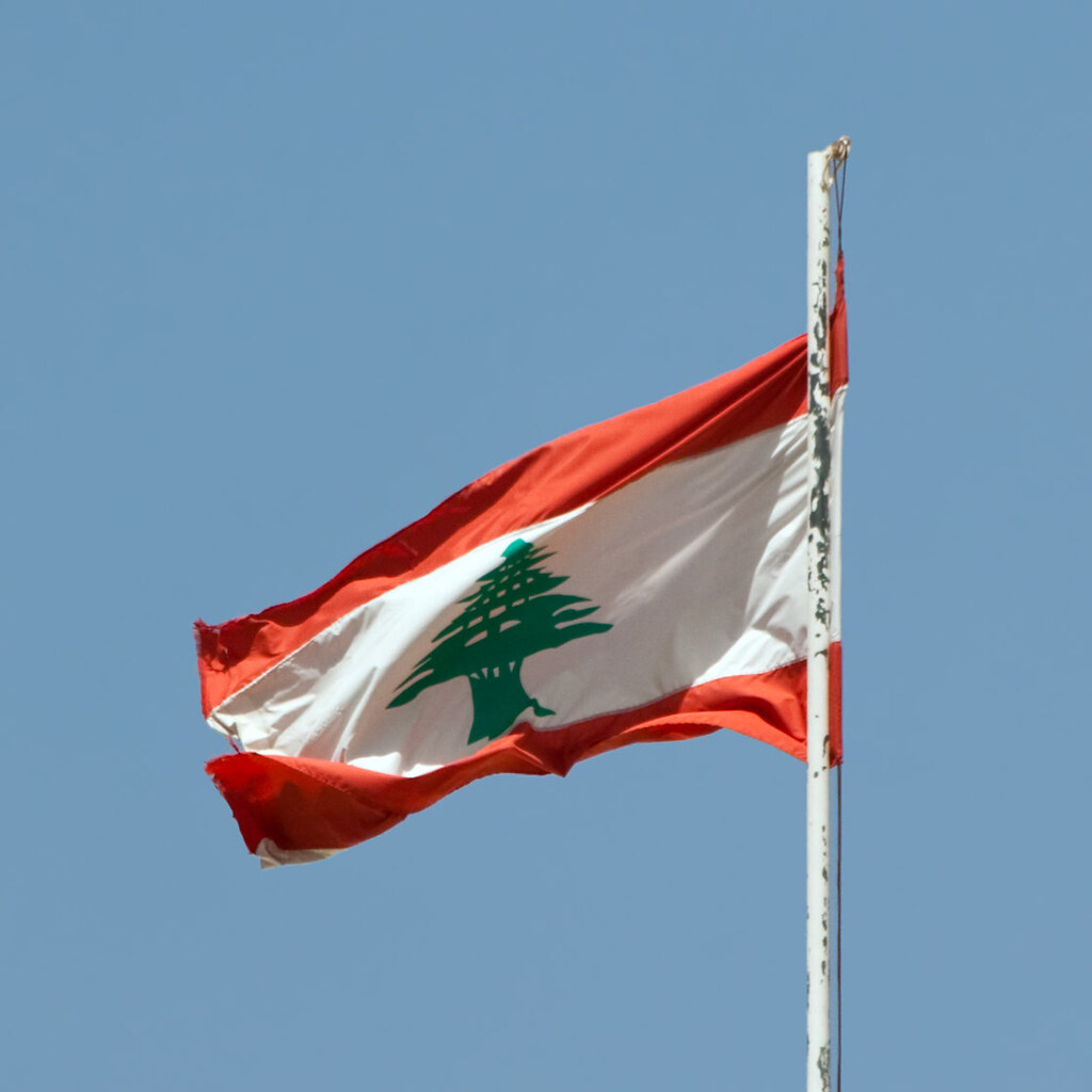 Photo of the Lebanese flag