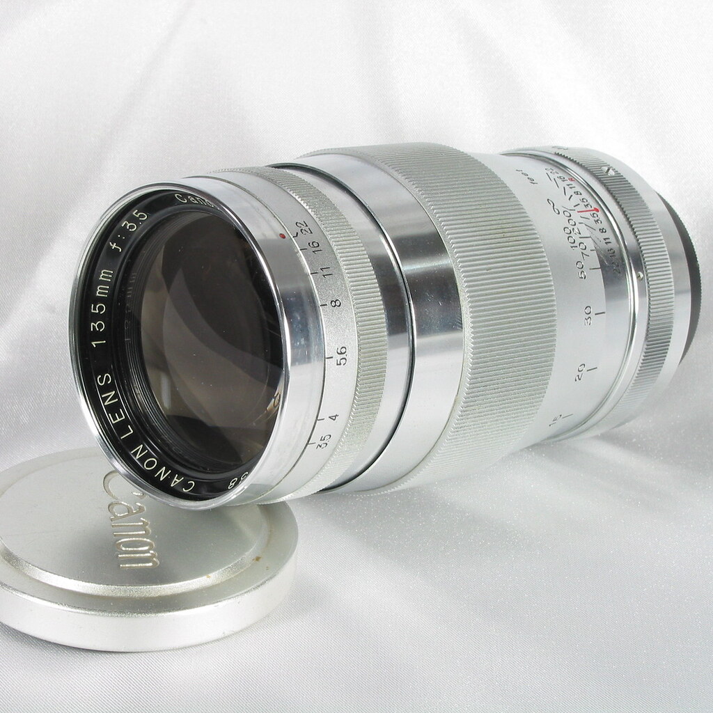 A camera lens.