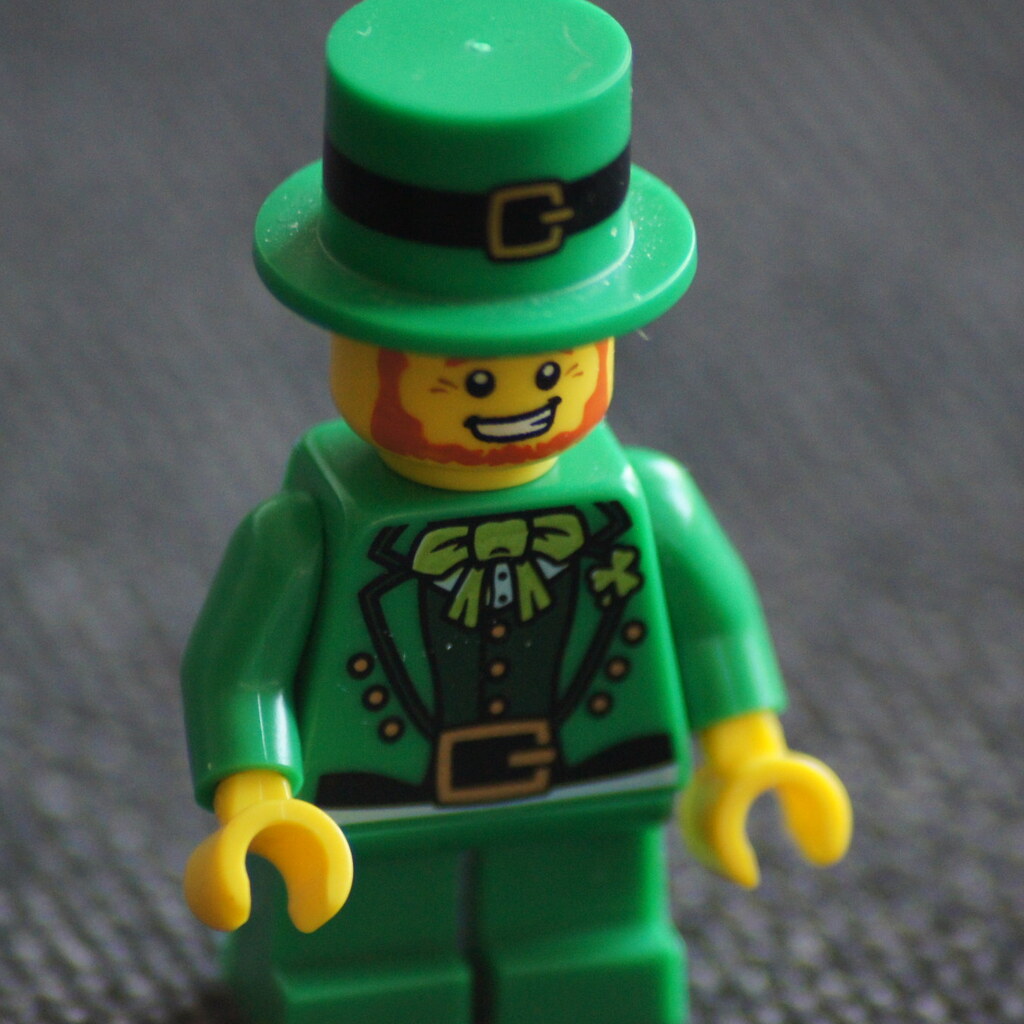 Photo of a Lego leprechaun