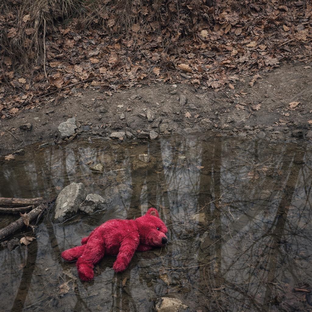 Photo of a lost teddy bear