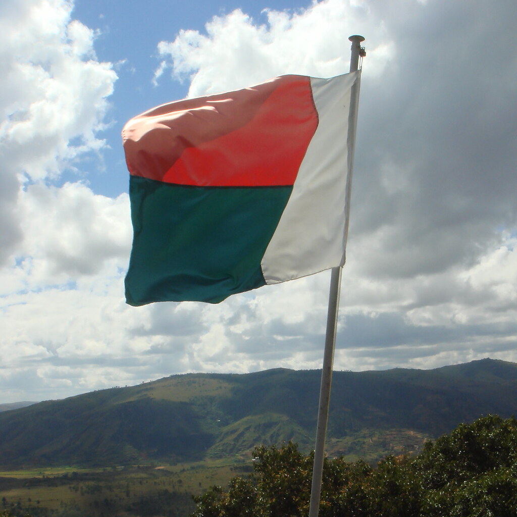 Photo of the Madagascar flag