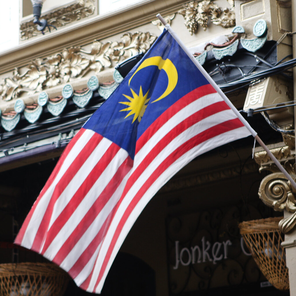 Photo of the Malaysian flag