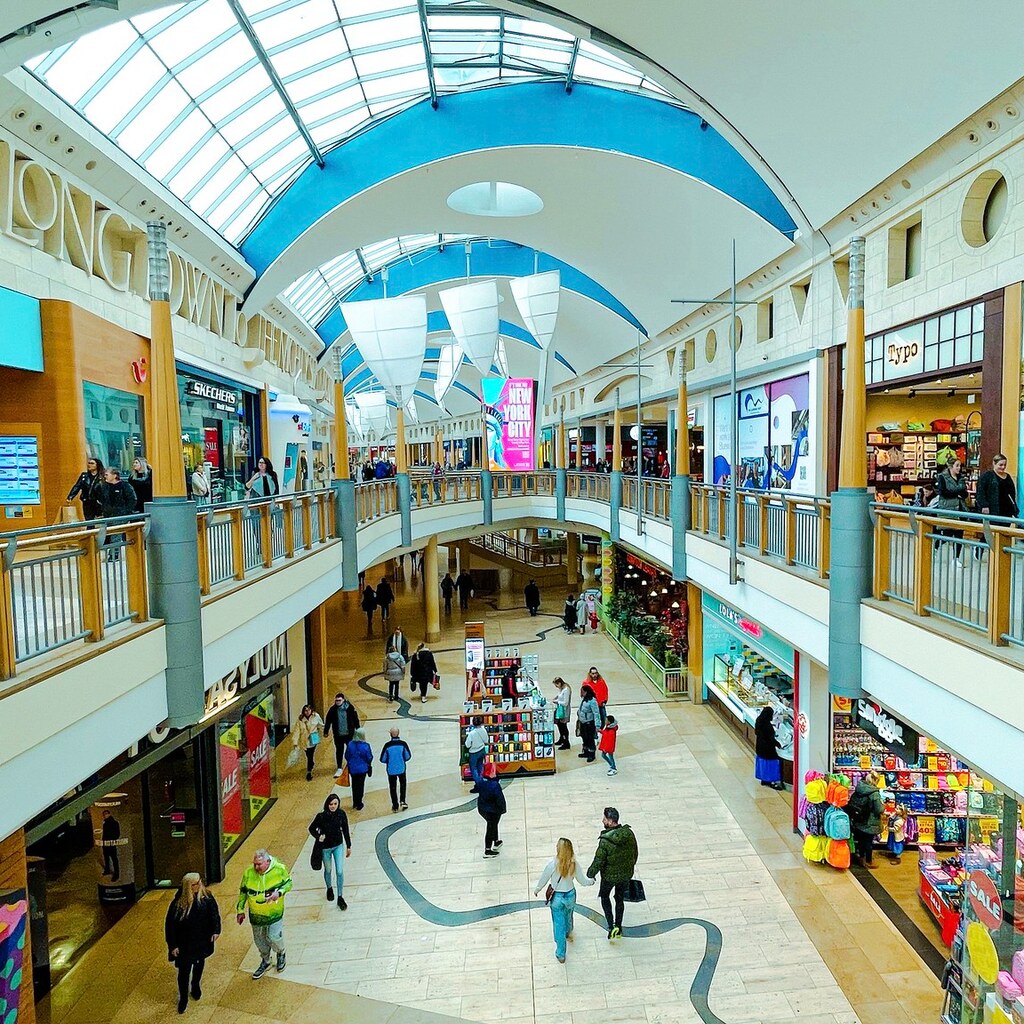 Photo of a shopping mall