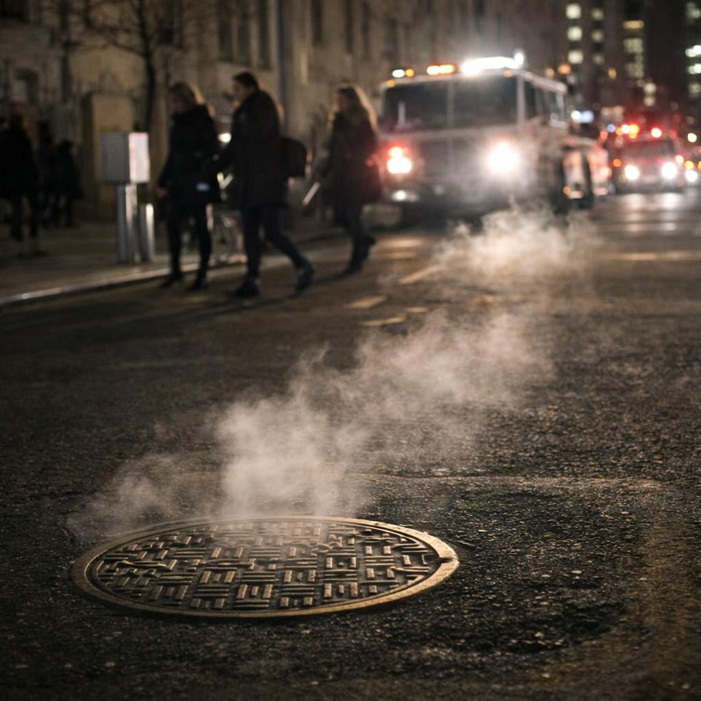 Photo of a manhole