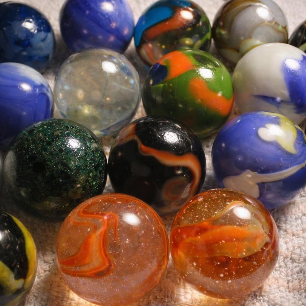 Photo of some marbles