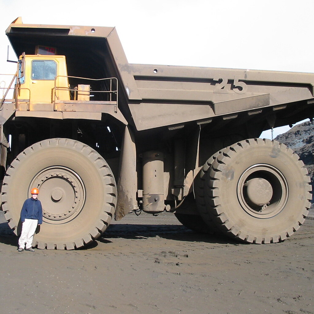 Photo of a massive truck