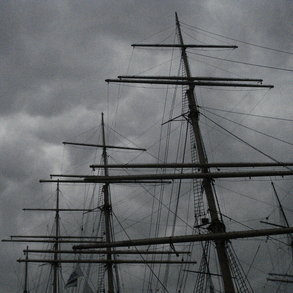 Photo of masts on a ship