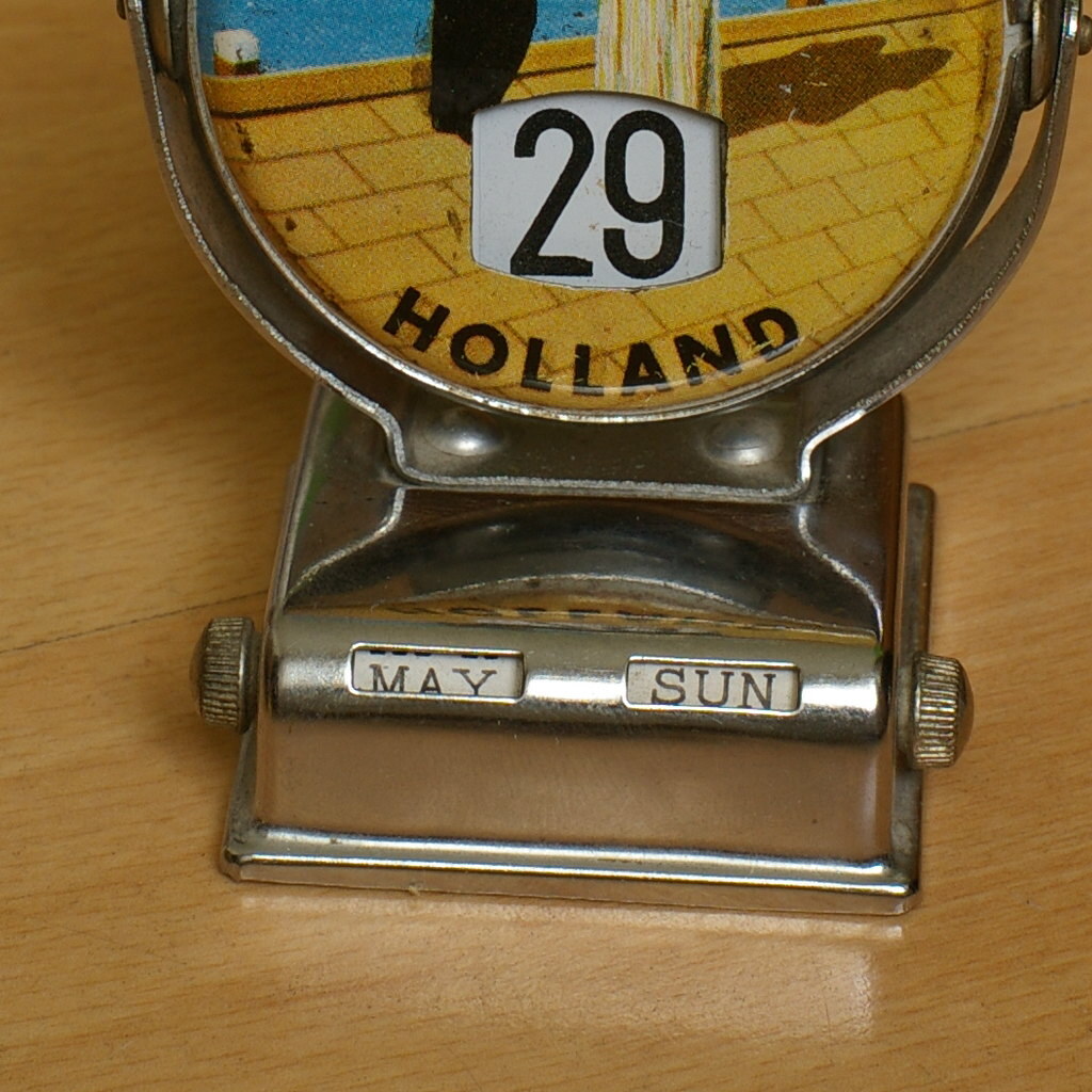 Photo of a calendar on May
