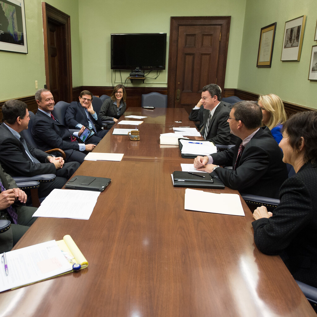 Photo of a council meeting