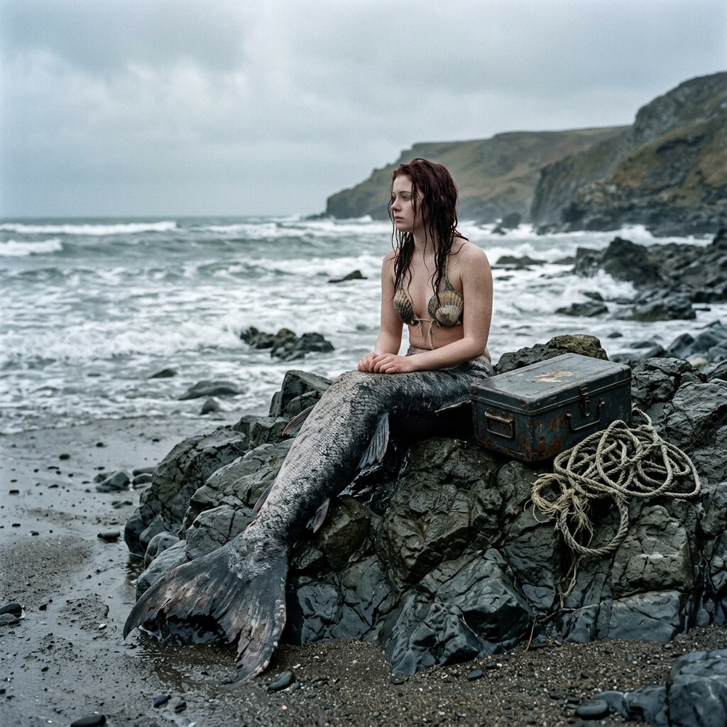 Generated image of a mermaid