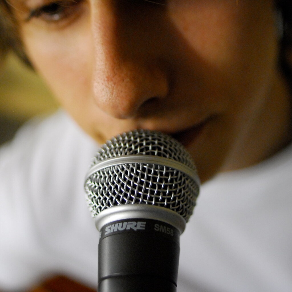 Photo of a microphone