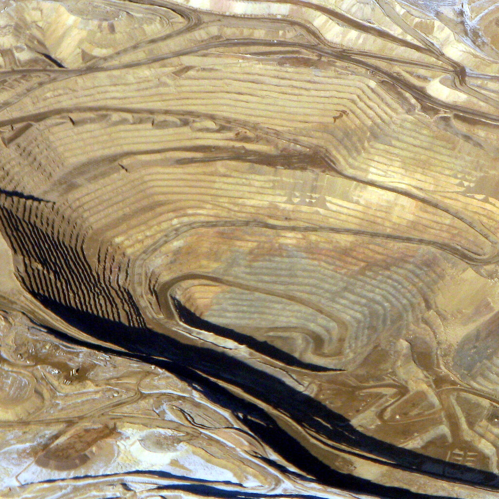 Photo of an open cut mine