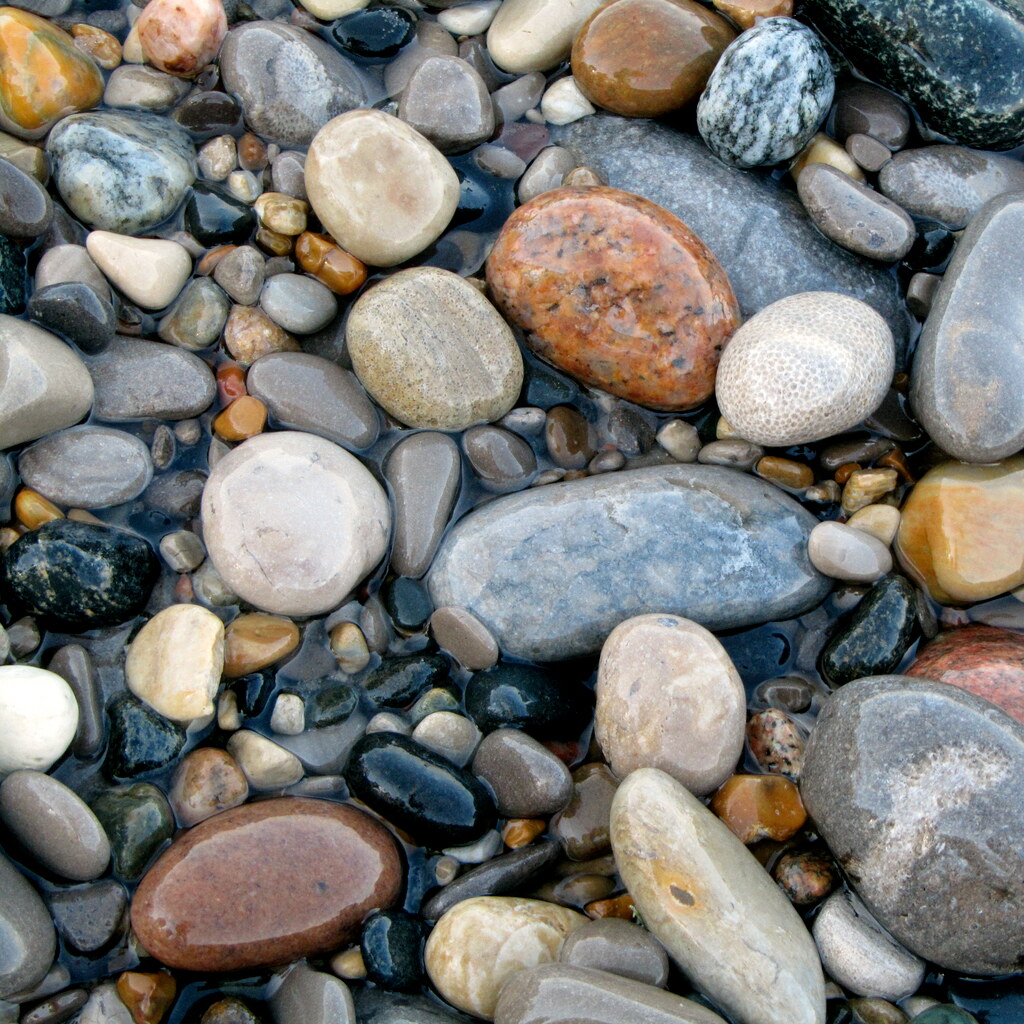 Photo of pebbles on a beach