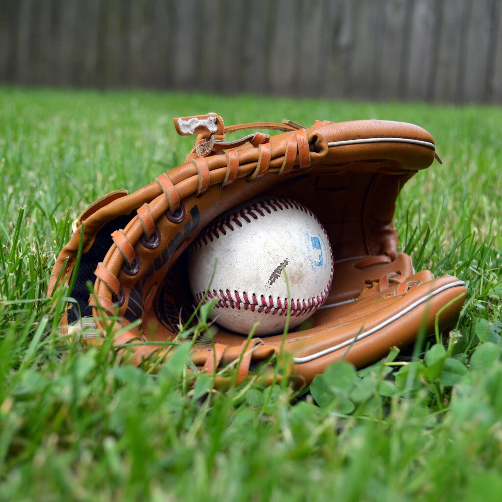Photo of a baseball mitt