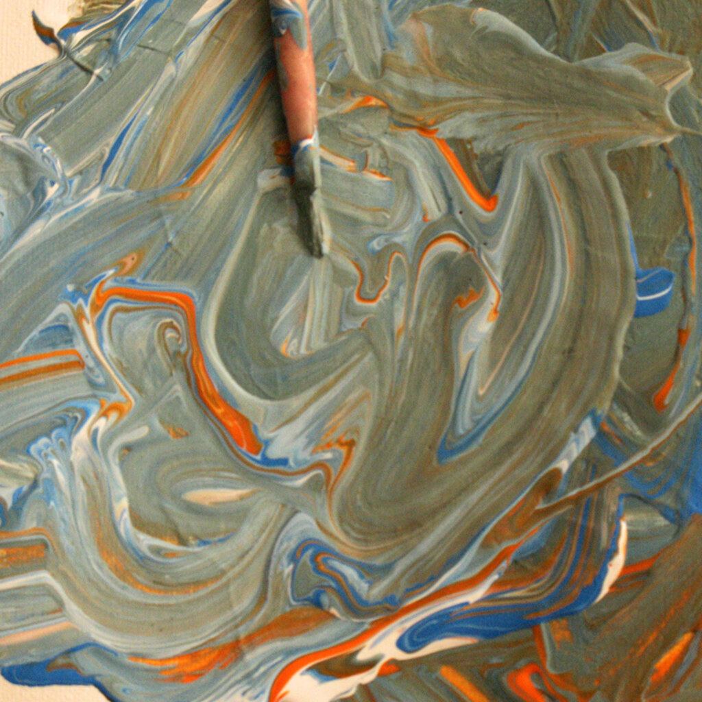 Photo of paint being mixed
