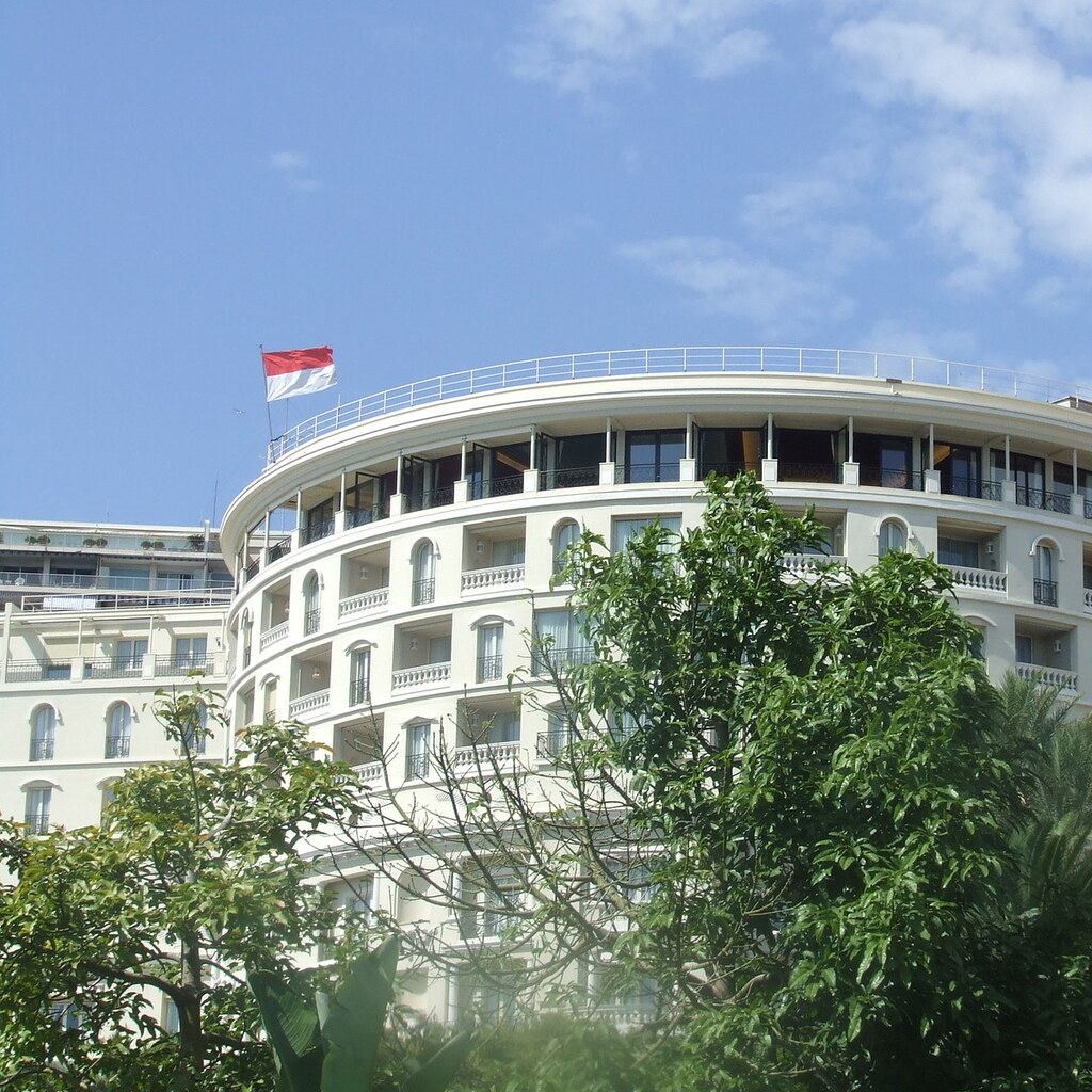 Photo of a Monaco flag