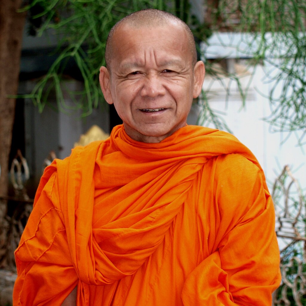 Photo of a Buddhist monk