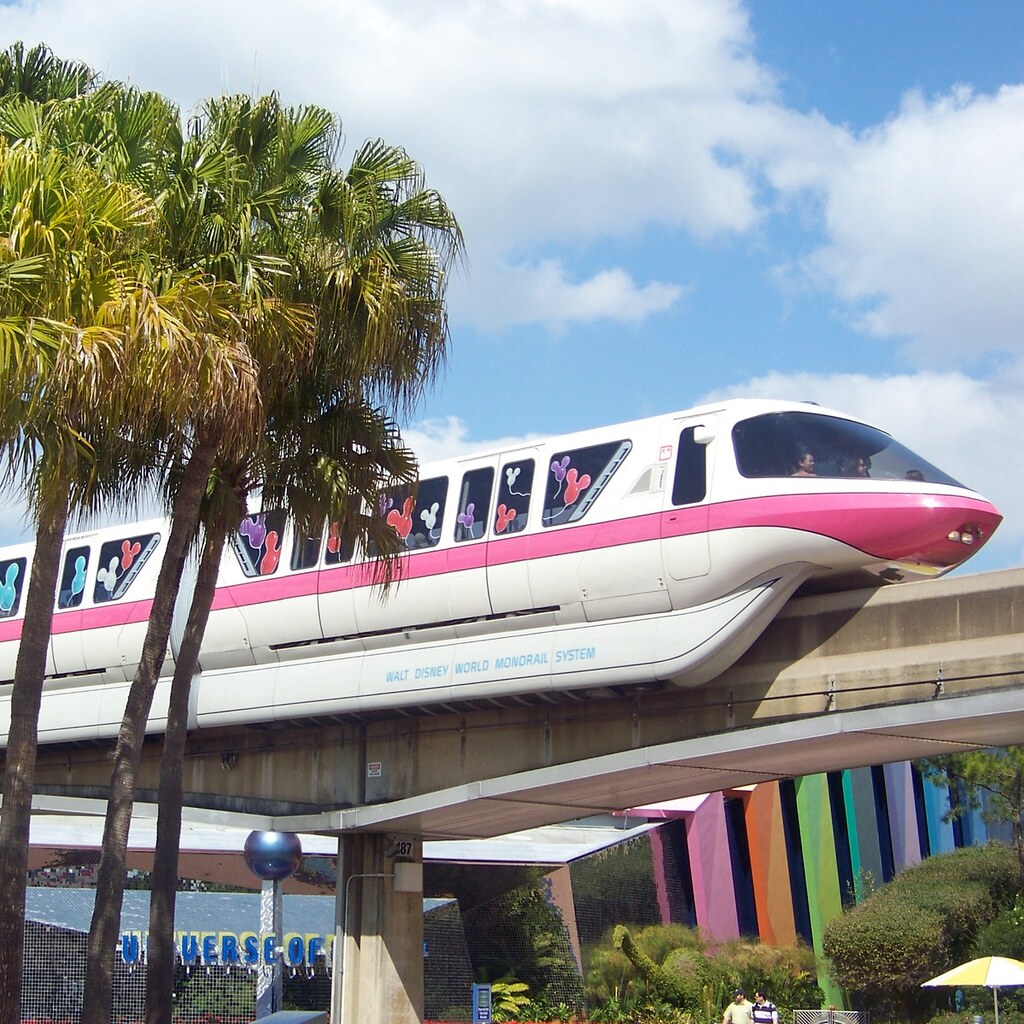 Photo of a monorail