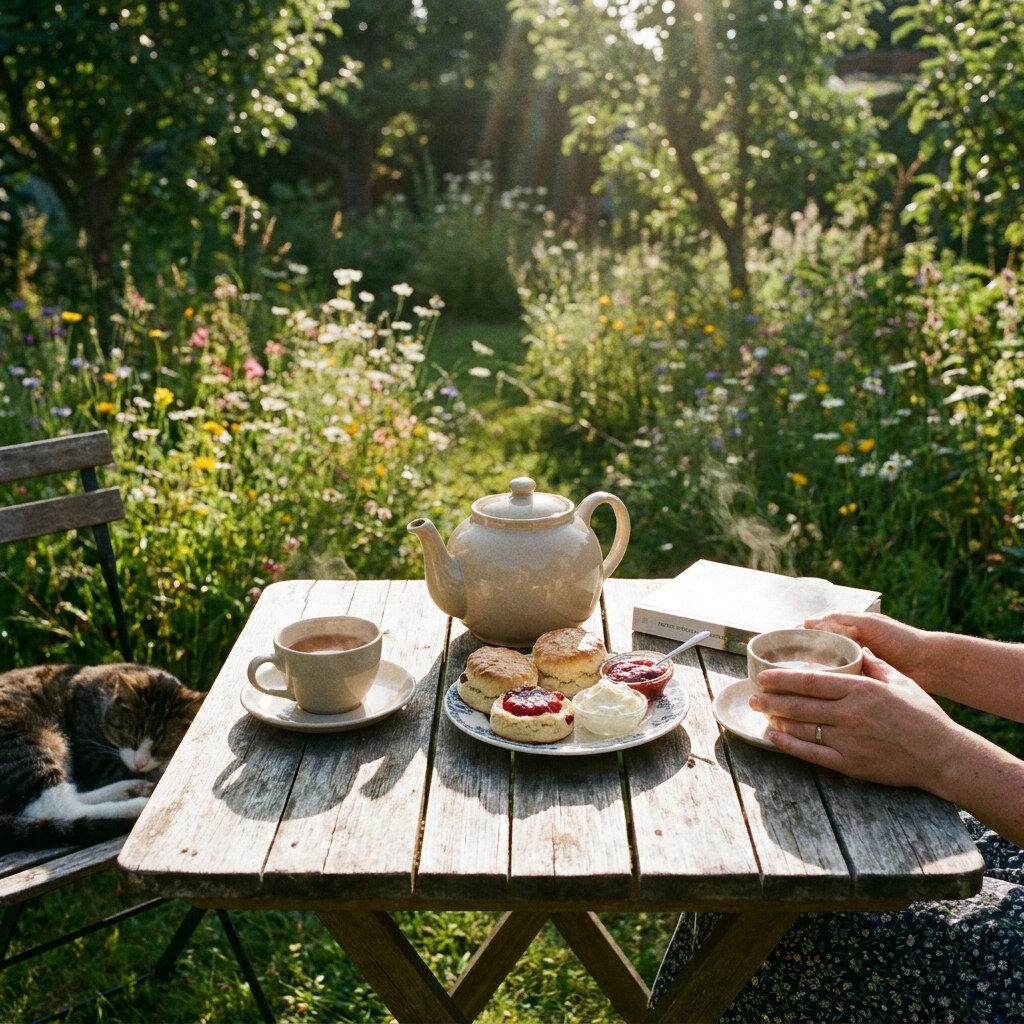 Generated image of morning tea