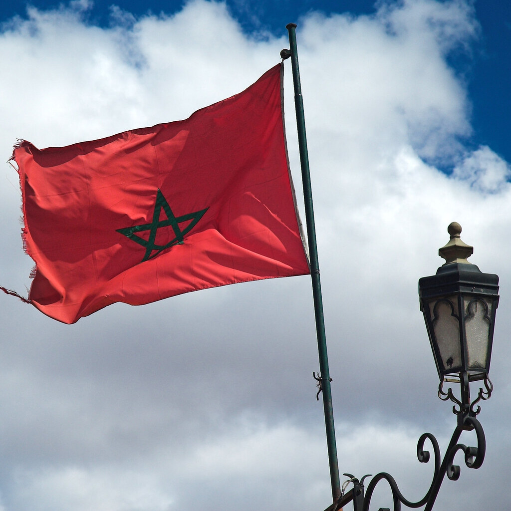 Photo of the Moroccan flag