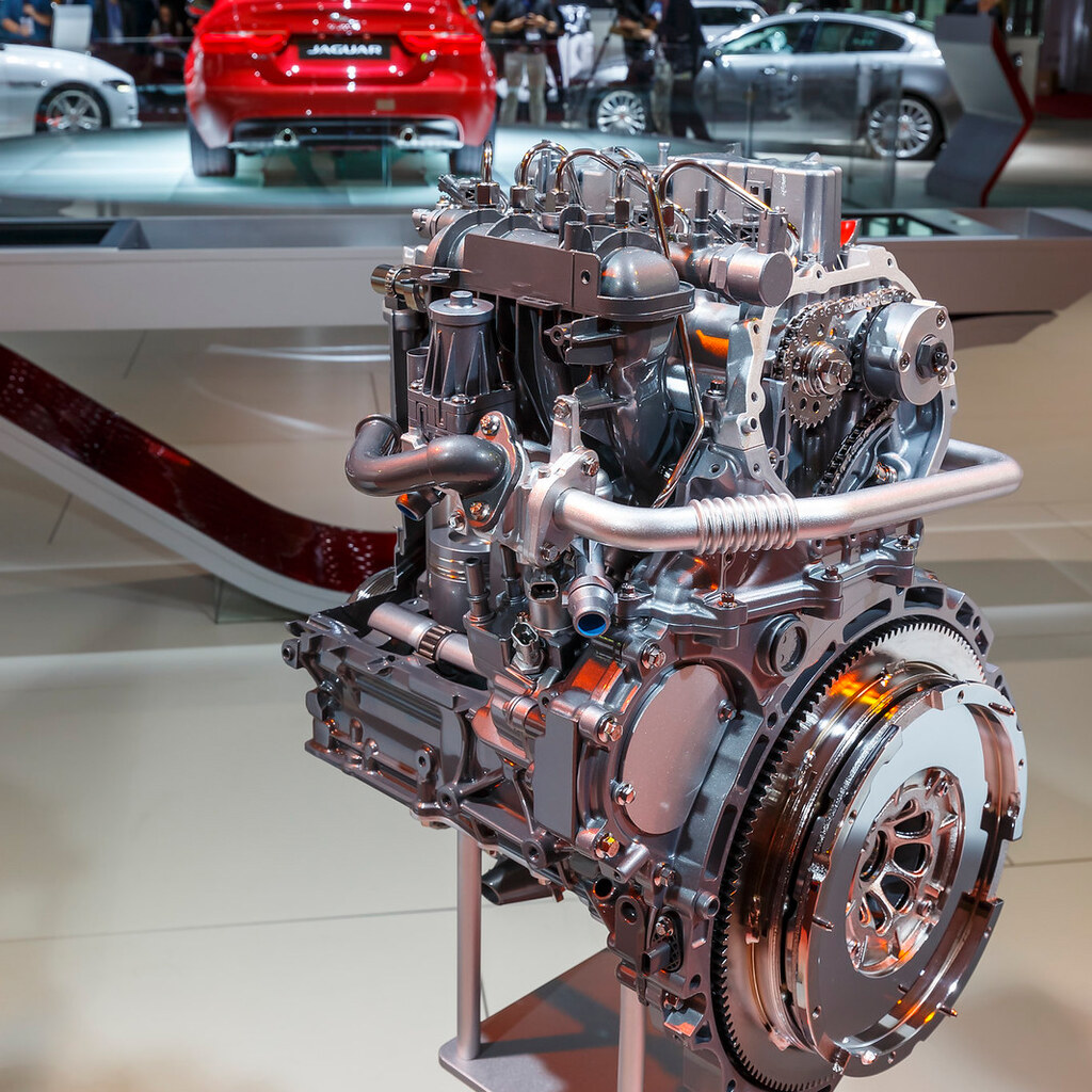 A car motor.