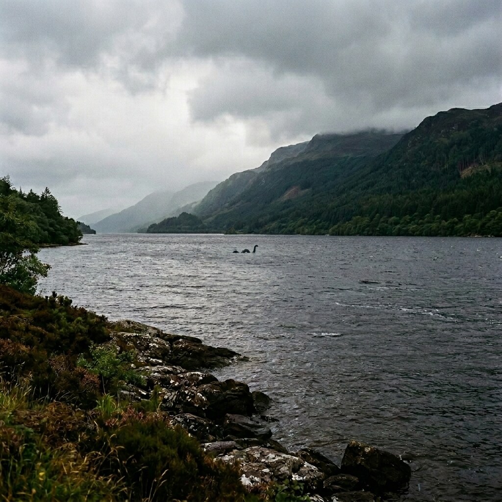 Generated image of the Loch Ness Monster