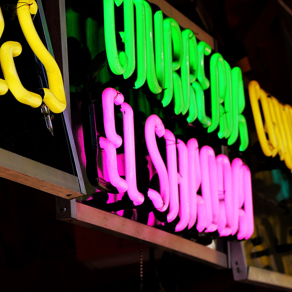 Photo of neon lights