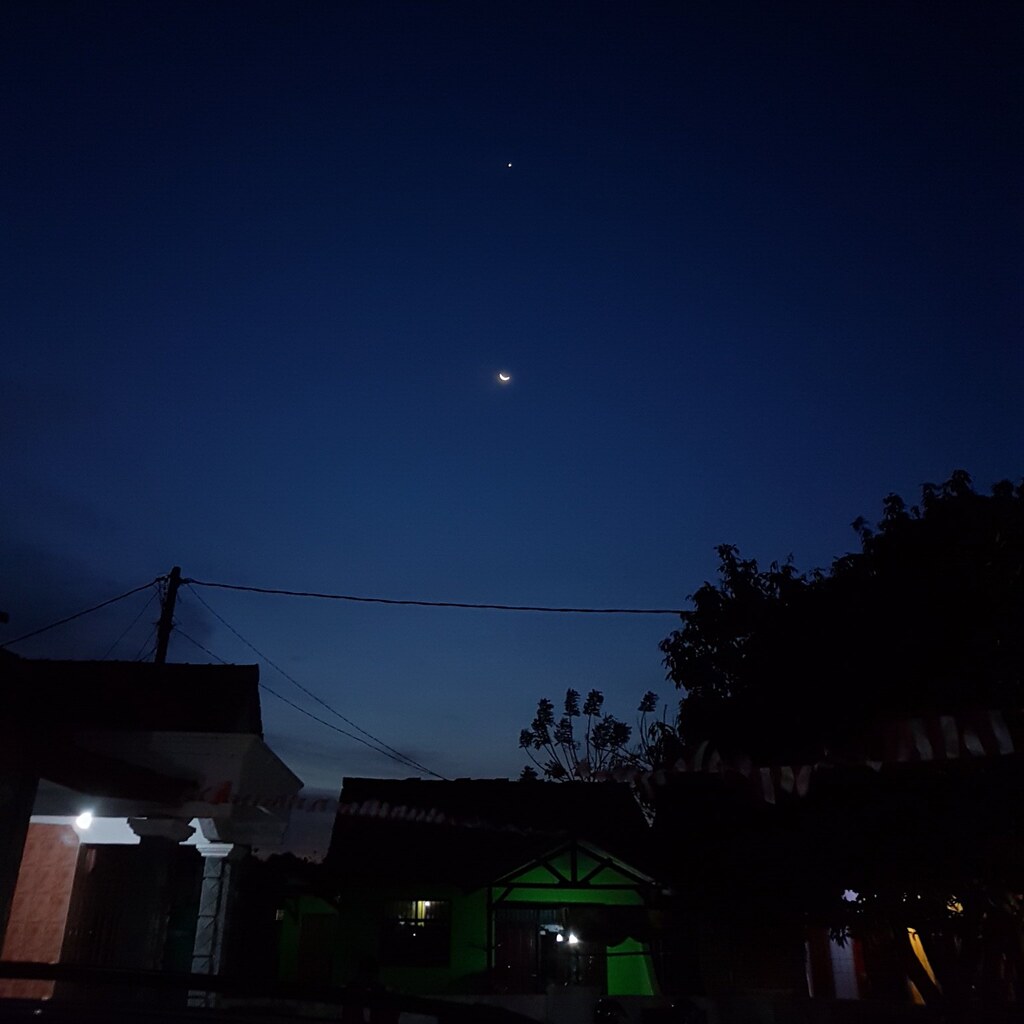 Photo of the night sky