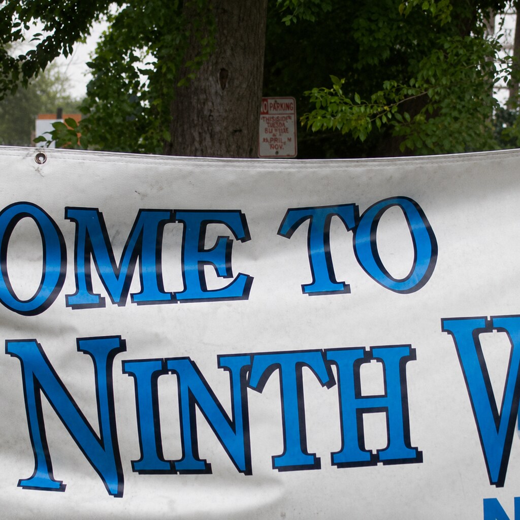 Photo of a sign that says ninth