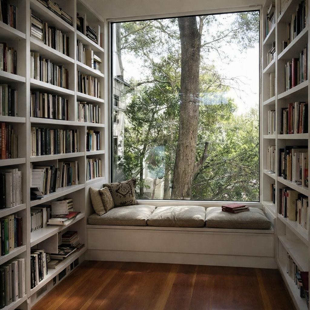 Photo of a reading nook