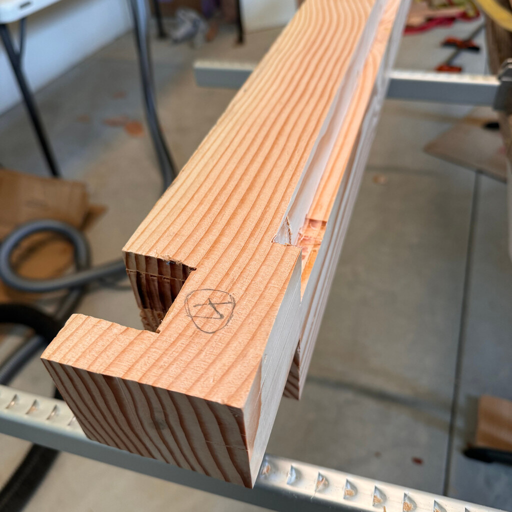 Photo of a notched piece of wood