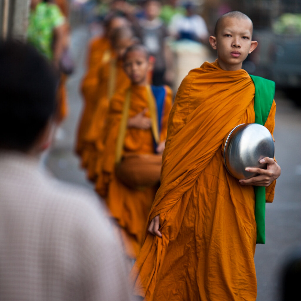 Photo of novice monks