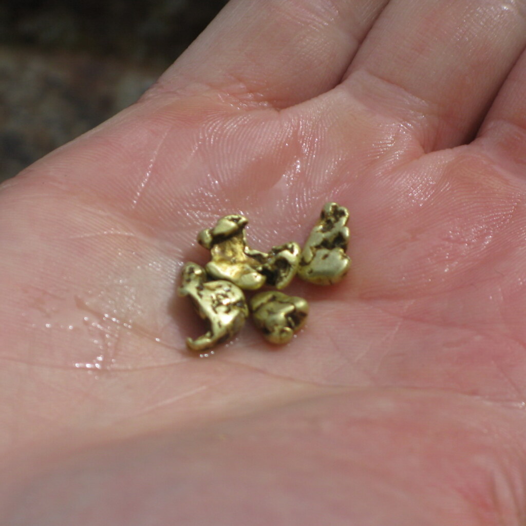 Photo of a gold nugget