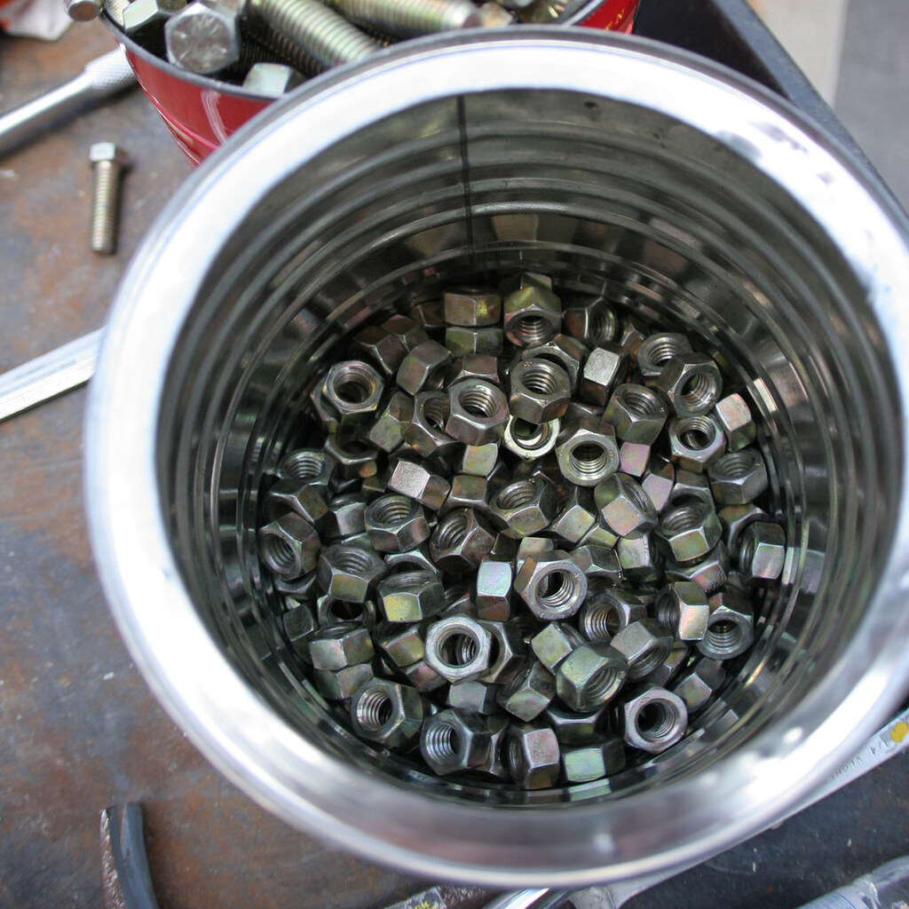 Photo of nuts for bolts