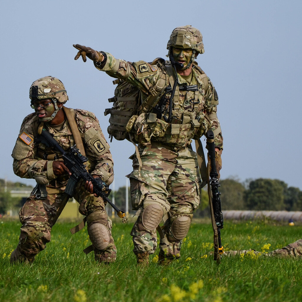 Photo of a man giving orders