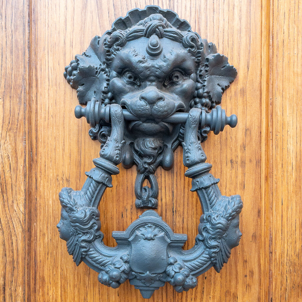 Photo of an ornate doorknocker