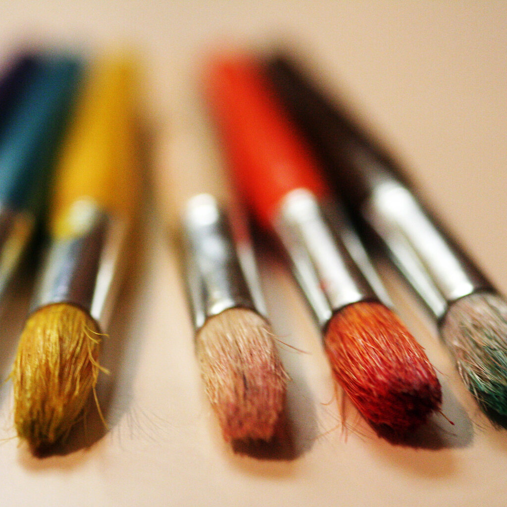 Photo of some paintbrushes
