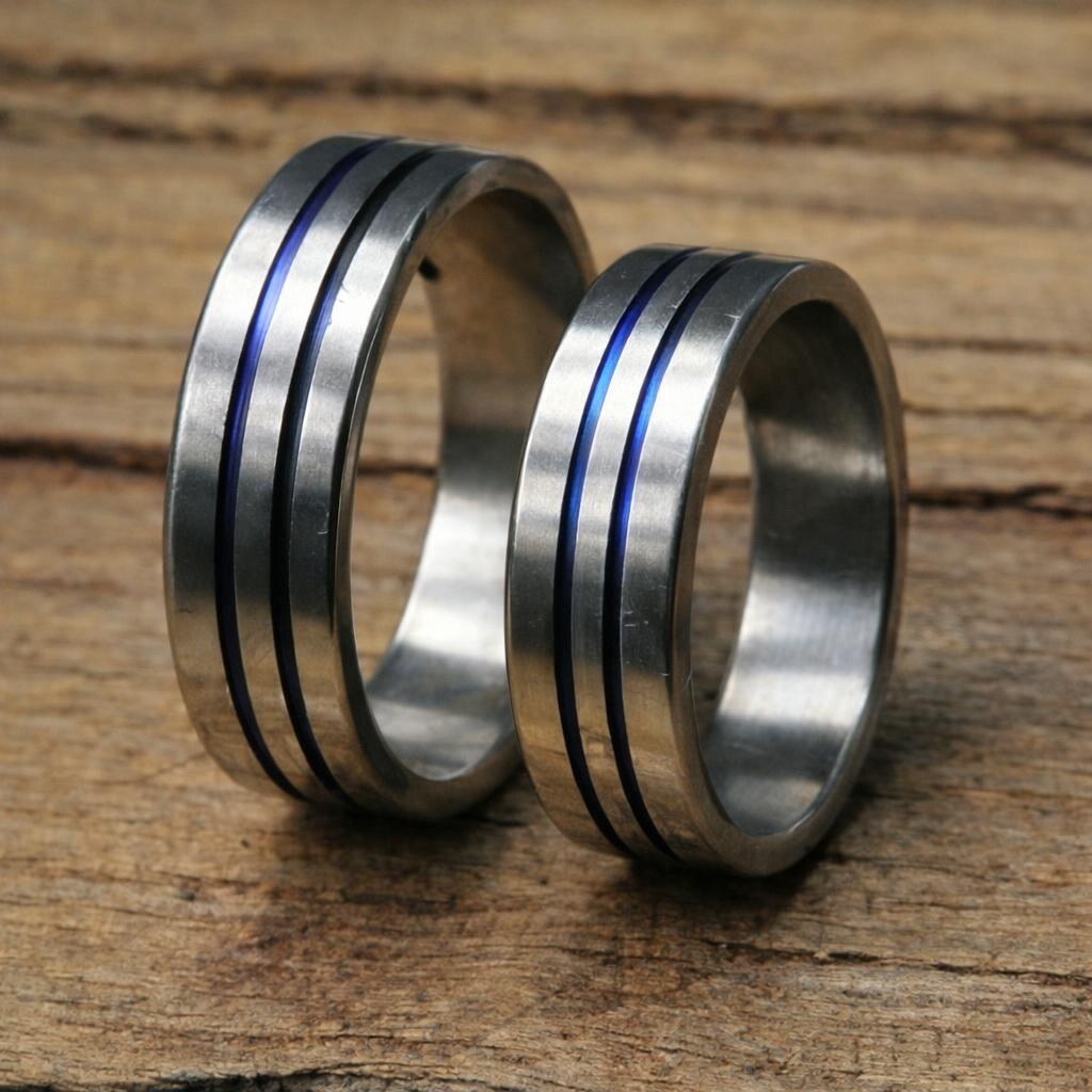 Photo of a pair of rings.