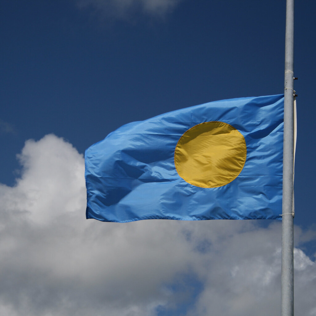 Photo of the Palauan flag