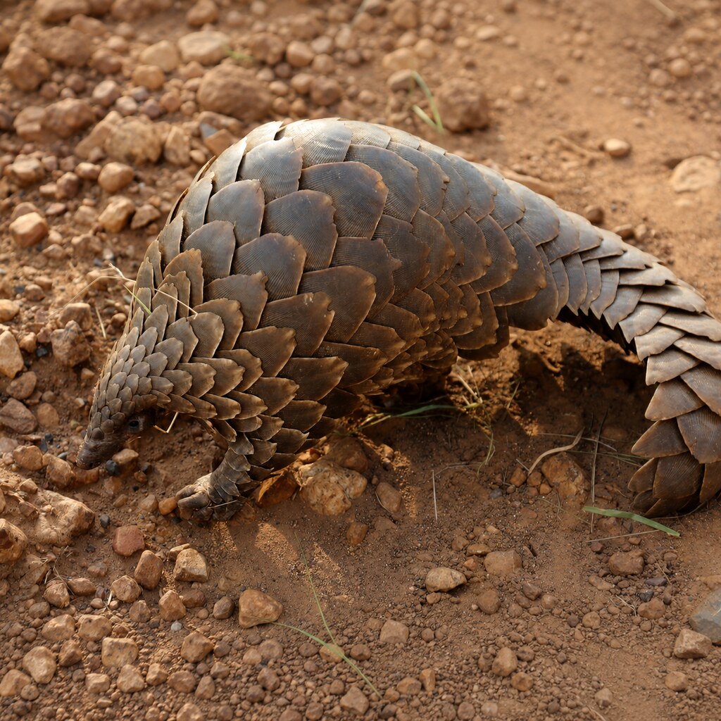 Photo of a pangolin