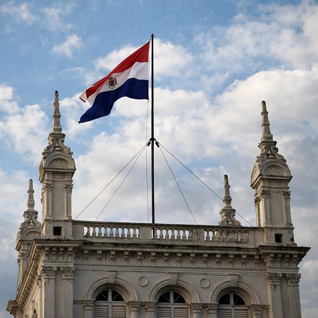Photo of the Paraguay flag