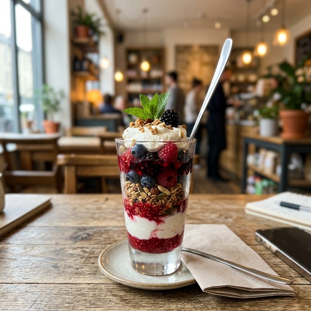 Generated image of a parfait